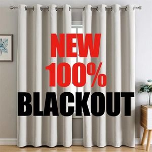 G2000 100% Blackout Curtains for Bedroom Living Room Curtains 95 2 Panels Set